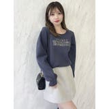 【森香澄コラボ】メッセージロゴショートプルオーバー | dazzlin | 詳細画像39 