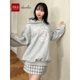 【POLO BCS コラボ】プリントロゴ裏起毛フーディー | dazzlin | 詳細画像2