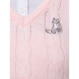 シャツレイヤードケーブルニットワンピース | dazzlin | 詳細画像32 