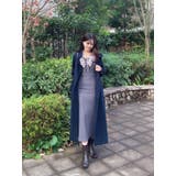 フリルカラードッキングリブワンピース | dazzlin | 詳細画像50