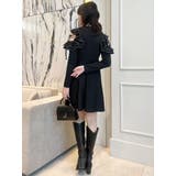 オープンショルダーニットミニワンピース | dazzlin | 詳細画像7 