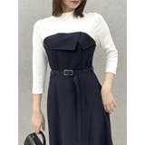 折り返しベアドッキングワンピース | dazzlin | 詳細画像17 