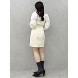 【セットアップ対応】レイヤードツイードミニキャミワンピース | dazzlin | 詳細画像17 