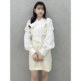 【セットアップ対応】レイヤードツイードミニキャミワンピース | dazzlin | 詳細画像19 