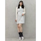 【セットアップ対応】レイヤードツイードミニキャミワンピース | dazzlin | 詳細画像23 