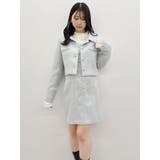 【セットアップ対応】レイヤードツイードミニキャミワンピース | dazzlin | 詳細画像31 