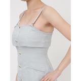 【セットアップ対応】レイヤードツイードミニキャミワンピース | dazzlin | 詳細画像36 