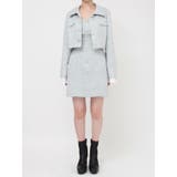 【セットアップ対応】レイヤードツイードミニキャミワンピース | dazzlin | 詳細画像39 