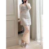 【セットアップ対応】レイヤードツイードミニキャミワンピース | dazzlin | 詳細画像8 