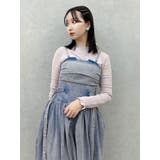 デニムベルトギャザーキャミワンピース | dazzlin | 詳細画像17