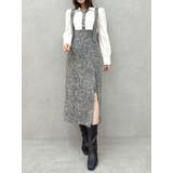 ハイウエストジャンスカドッキングワンピース | dazzlin | 詳細画像15 