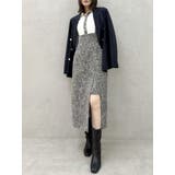 ハイウエストジャンスカドッキングワンピース | dazzlin | 詳細画像23 