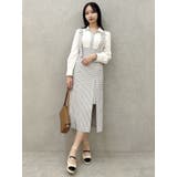 ハイウエストジャンスカドッキングワンピース | dazzlin | 詳細画像3 