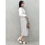 ハイウエストジャンスカドッキングワンピース | dazzlin | 詳細画像4 