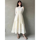 バックリボンティアードコンビワンピース | dazzlin | 詳細画像10