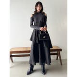 バックリボンティアードコンビワンピース | dazzlin | 詳細画像14