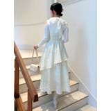 バックリボンティアードコンビワンピース | dazzlin | 詳細画像24