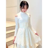 バックリボンティアードコンビワンピース | dazzlin | 詳細画像27