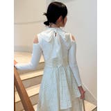 バックリボンティアードコンビワンピース | dazzlin | 詳細画像28