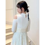 バックリボンティアードコンビワンピース | dazzlin | 詳細画像29