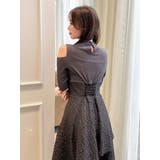 バックリボンティアードコンビワンピース | dazzlin | 詳細画像36