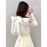 バックリボンティアードコンビワンピース | dazzlin | 詳細画像42