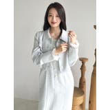 【セットアップ対応】ツイードレイヤードIラインキャミワンピース | dazzlin | 詳細画像17 