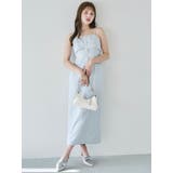 【セットアップ対応】ツイードレイヤードIラインキャミワンピース | dazzlin | 詳細画像20 