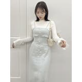 【セットアップ対応】ツイードレイヤードIラインキャミワンピース | dazzlin | 詳細画像29 