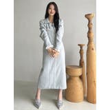 【セットアップ対応】ツイードレイヤードIラインキャミワンピース | dazzlin | 詳細画像33 