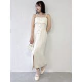 【セットアップ対応】ツイードレイヤードIラインキャミワンピース | dazzlin | 詳細画像38 