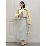 【セットアップ対応】ツイードレイヤードIラインキャミワンピース | dazzlin | 詳細画像4 