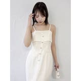 【セットアップ対応】ツイードレイヤードIラインキャミワンピース | dazzlin | 詳細画像42 