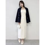 【セットアップ対応】ツイードレイヤードIラインキャミワンピース | dazzlin | 詳細画像44 