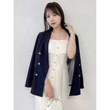 【セットアップ対応】ツイードレイヤードIラインキャミワンピース | dazzlin | 詳細画像7 