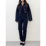 スリムデニムベアロンパース | dazzlin | 詳細画像13 