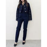 スリムデニムベアロンパース | dazzlin | 詳細画像14 