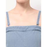 スリムデニムベアロンパース | dazzlin | 詳細画像18 