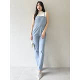 スリムデニムベアロンパース | dazzlin | 詳細画像4 