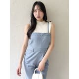 スリムデニムベアロンパース | dazzlin | 詳細画像9 