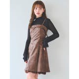 ヘムチュールベルトキャミワンピース | dazzlin | 詳細画像2