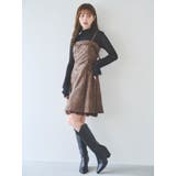 ヘムチュールベルトキャミワンピース | dazzlin | 詳細画像5