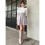 バックリボンパワショルミニコルセットワンピース | dazzlin | 詳細画像11
