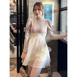 バックリボンパワショルミニコルセットワンピース | dazzlin | 詳細画像36