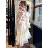 バックリボンパワショルミニコルセットワンピース | dazzlin | 詳細画像37