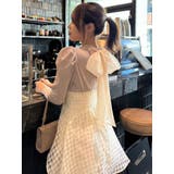 バックリボンパワショルミニコルセットワンピース | dazzlin | 詳細画像38