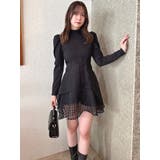 バックリボンパワショルミニコルセットワンピース | dazzlin | 詳細画像44