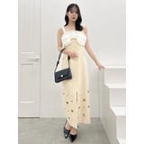 ダブルポケットマテリアルビスチェ | dazzlin | 詳細画像13 