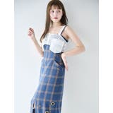 ダブルポケットマテリアルビスチェ | dazzlin | 詳細画像4 