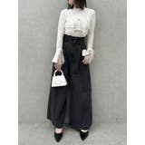 ダブルポケットマテリアルビスチェ | dazzlin | 詳細画像9 